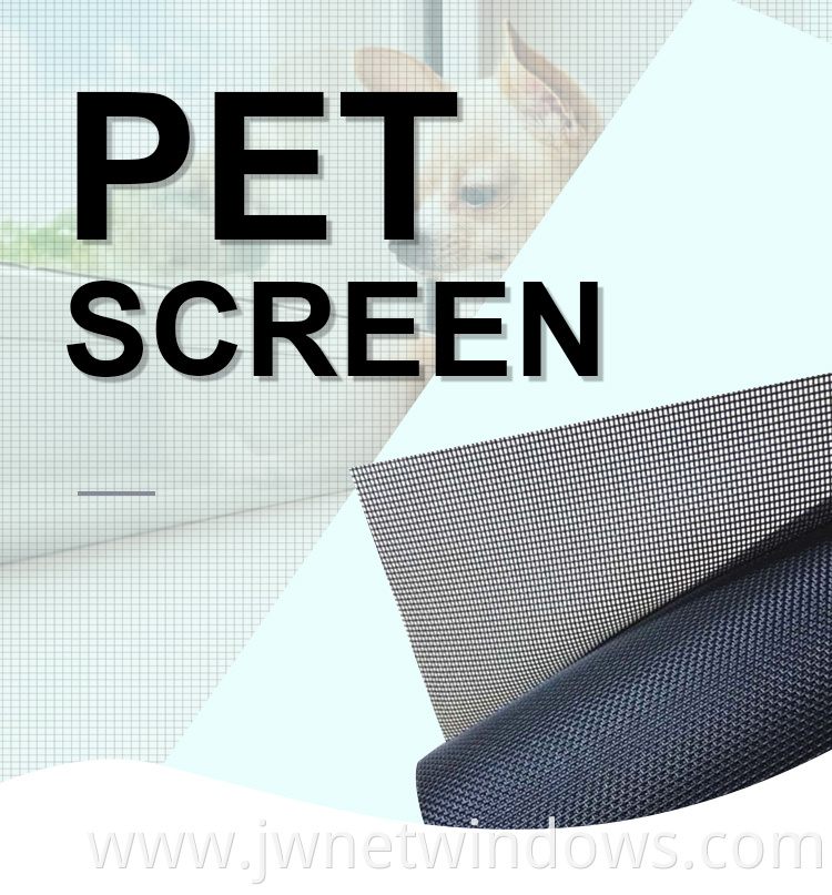 High Quality Pet Friendly PVC Coated Polyester mosquito window screen insects netting for windows,Pet Screen